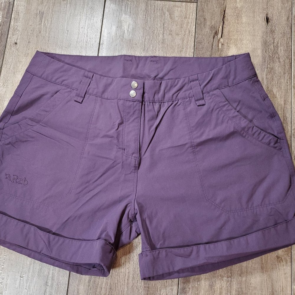 Rab women's Helix hiking shorts size medium in eggplant.  #columbia #Prana  #REI